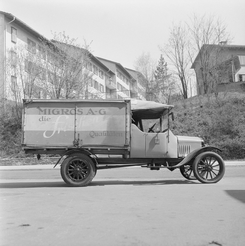 The original Migros Ford TT sales truck